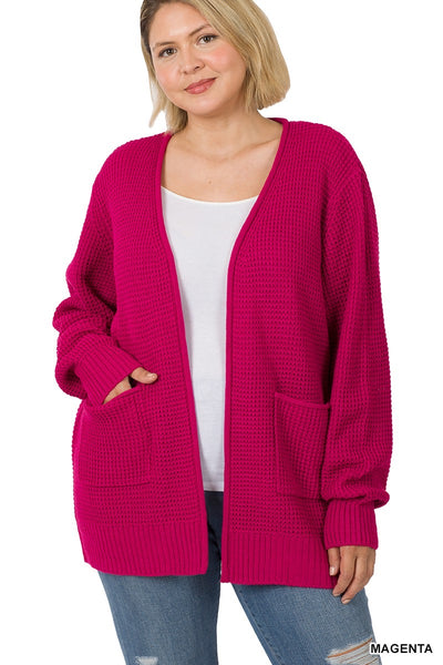 Magenta cardigan