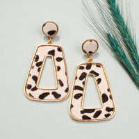 Cowhide Betty earrings