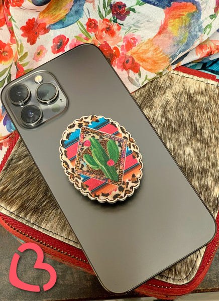 Serape Cactus Phone Grip