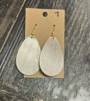 Champagne drop earrings